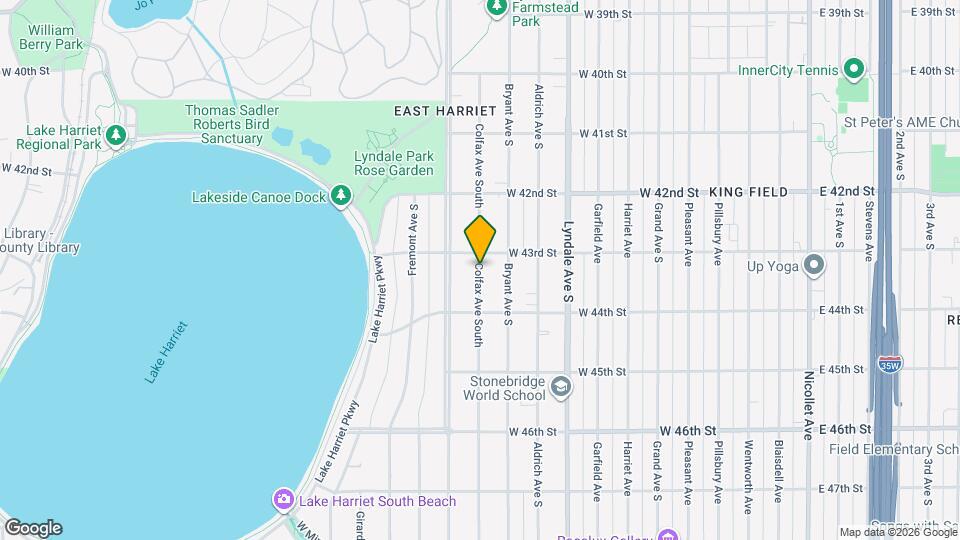 4312 Colfax Avenue South Map and Location Details