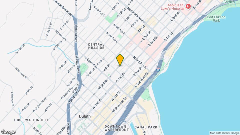 114 E 3rd St Map and Location Details