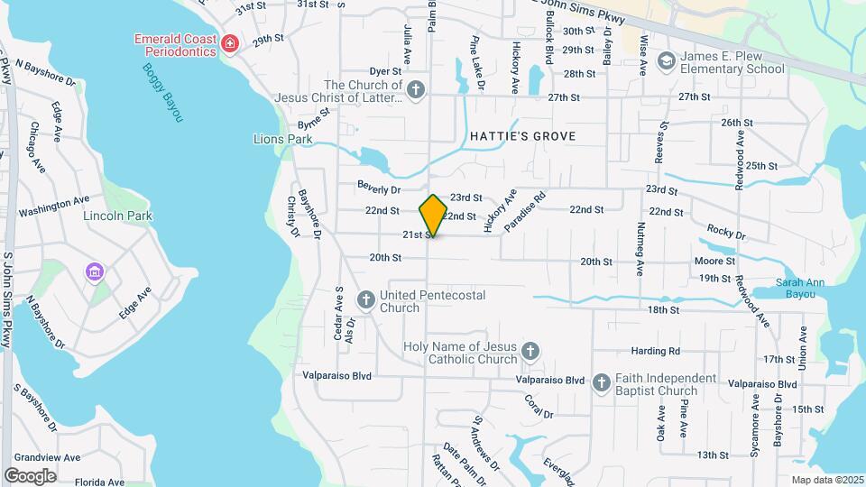 300 21st St Map and Location Details
