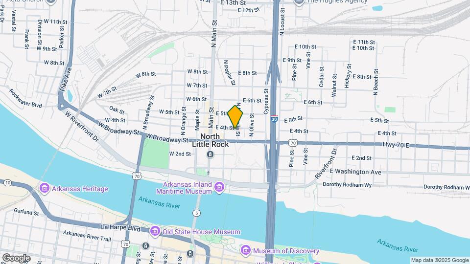311 N Magnolia St Map and Location Details
