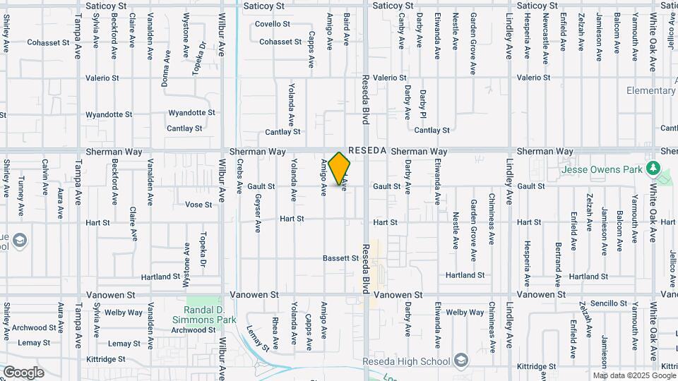 7051 Baird Ave Map and Location Details