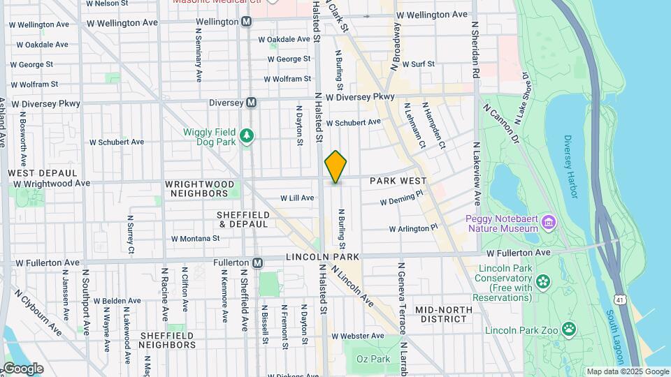 2544 N Burling St Mapa y Detalles de la Ubicación