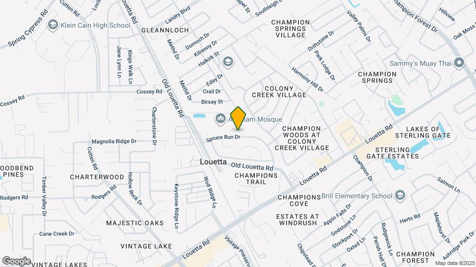 17030 Spruce Run Dr Map and Location Details