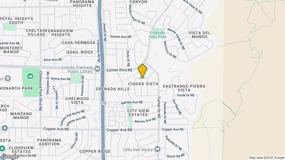 1052 Monte Largo Dr NE Map and Location Details