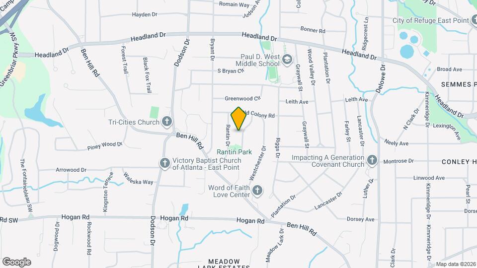 2625 Harmony Way Map and Location Details