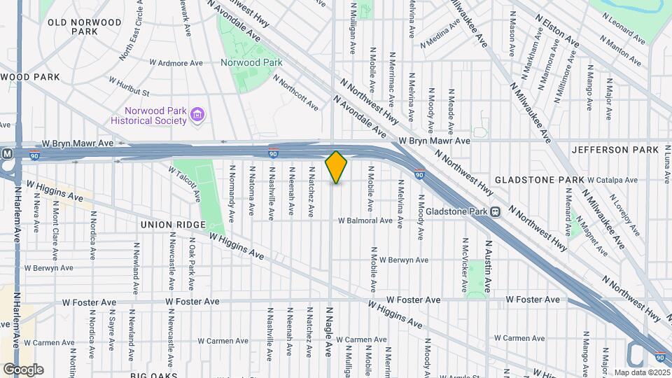 5451 N Nagle Ave Map and Location Details