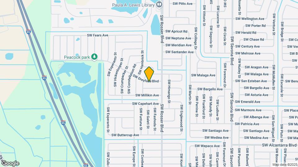 1752 SW Dreyfuss Blvd Map and Location Details