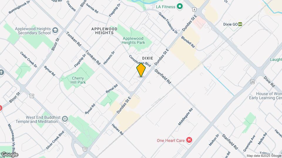 1055 Dundas St E Map and Location Details