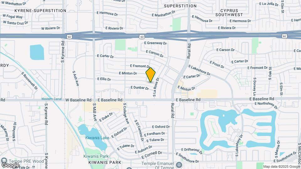 605 E Ellis Dr Map and Location Details