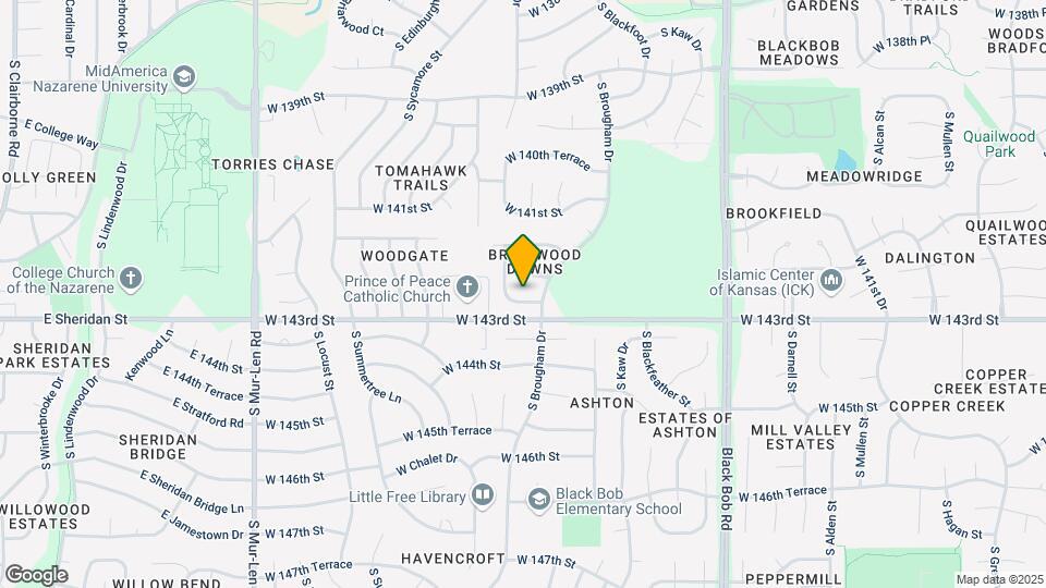 14281 S Arapaho Dr Map and Location Details