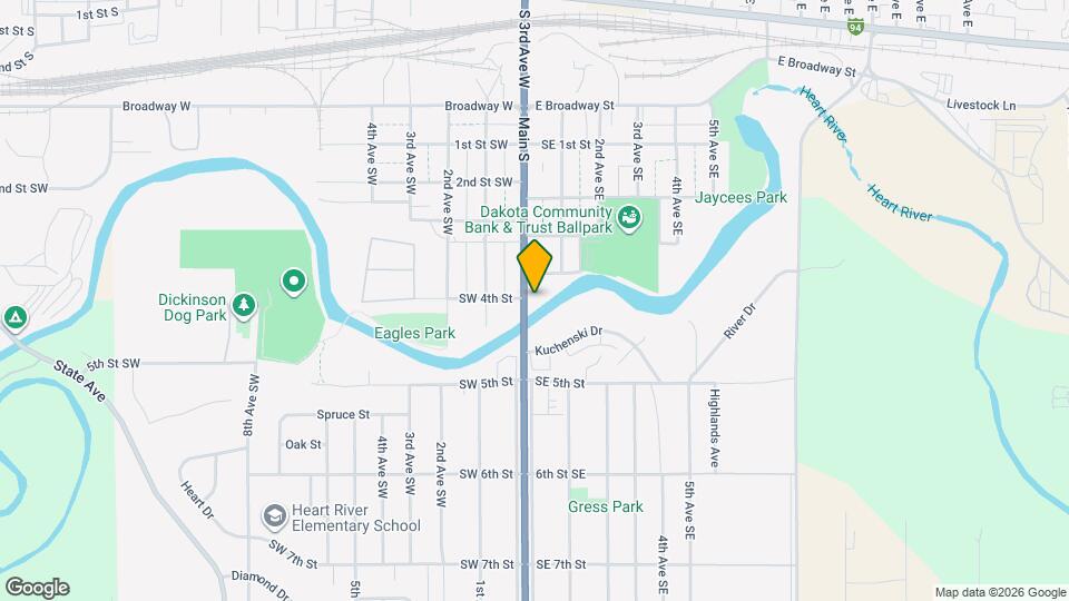 435 S Main Ave Map and Location Details