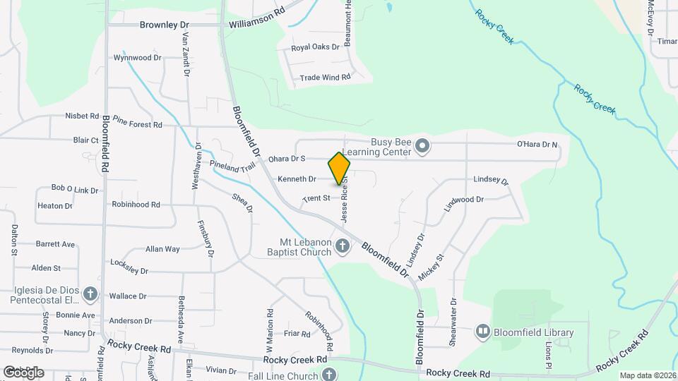 3785 Jesse Rice St Map and Location Details