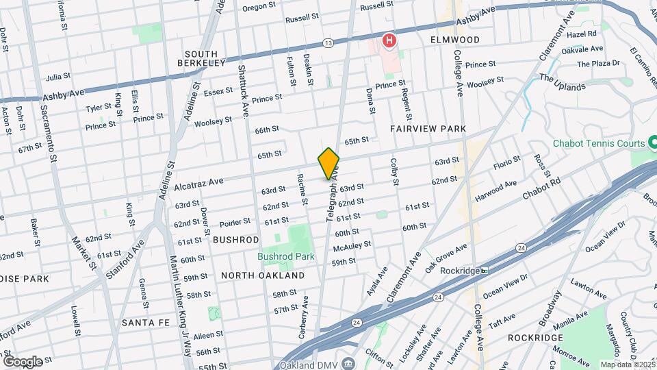 6315-6323 Telegraph Ave Map and Location Details