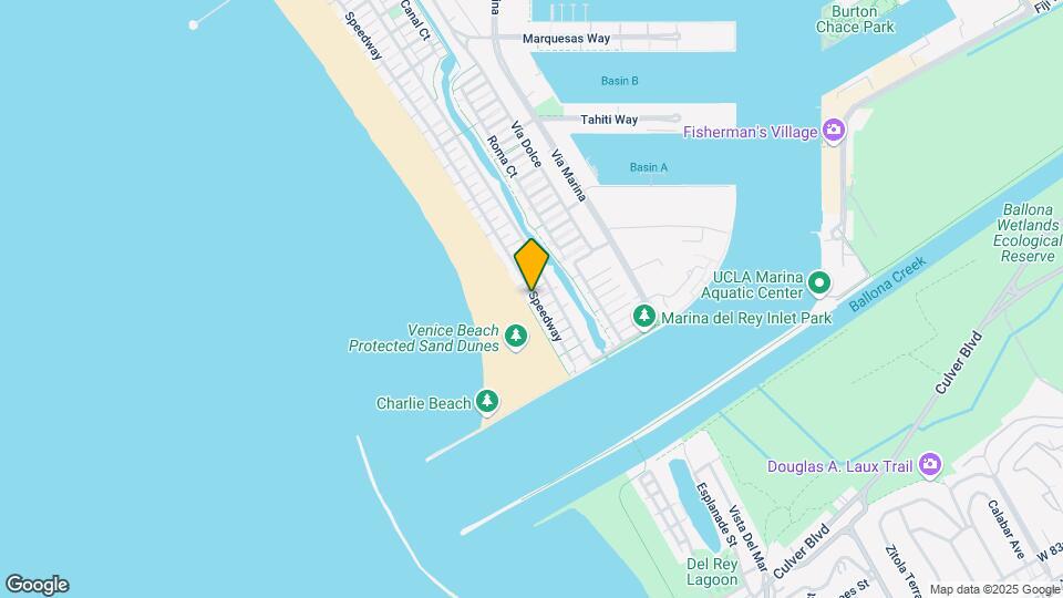 5111 Ocean Front Walk Map and Location Details