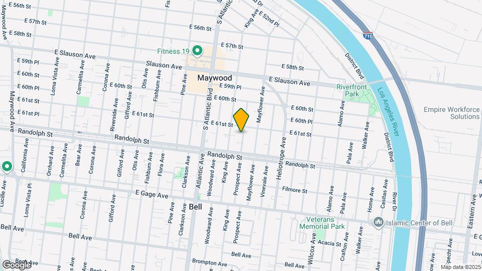 6119 Prospect Ave Map and Location Details