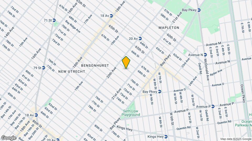 2050 Bay Ridge Ave Map and Location Details