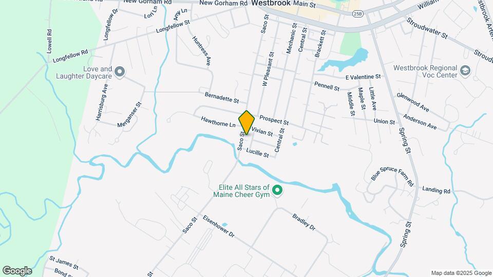 242 Saco St Map and Location Details