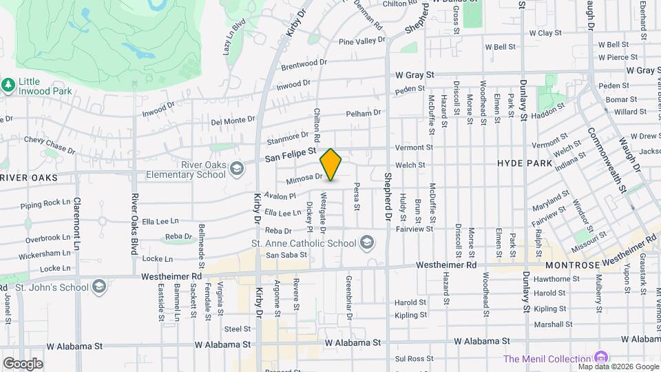 2220 Avalon Pl Map and Location Details