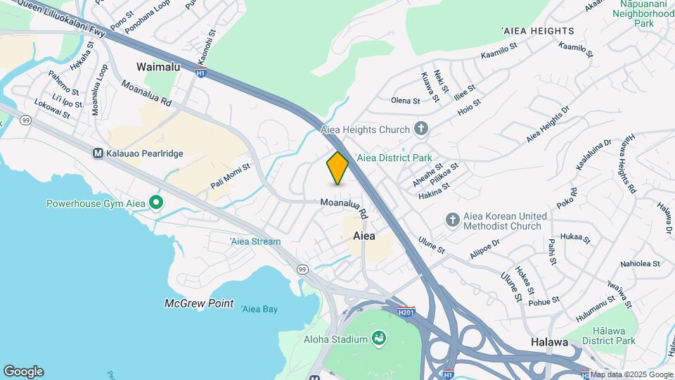 99-52 Moanalua Rd Map and Location Details
