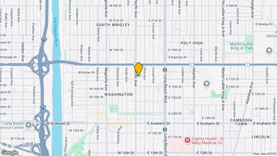 1702 Pacific Ave Map and Location Details