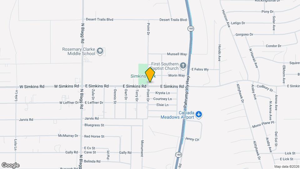 510 E Simkins Rd Map and Location Details
