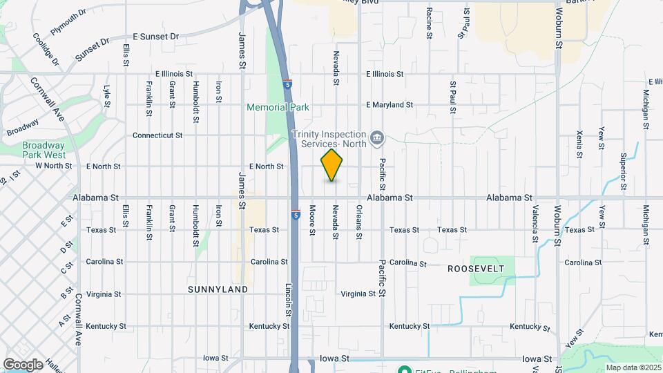 2515 Nevada St Map and Location Details