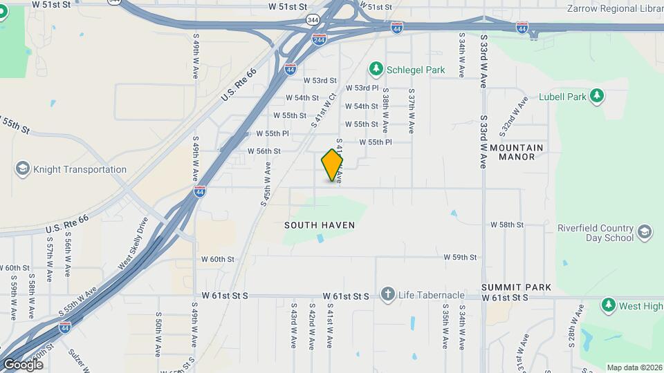 4111 W 57th St Map and Location Details