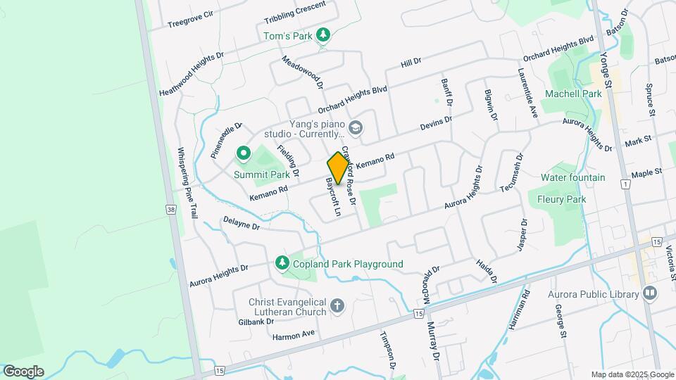 38 Baycroft Ln Map and Location Details