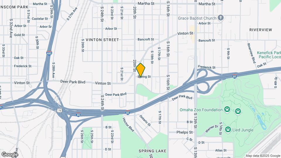 1905 Spring St Map and Location Details