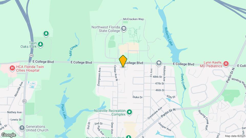 College Courtyard Apartments Map and Location Details