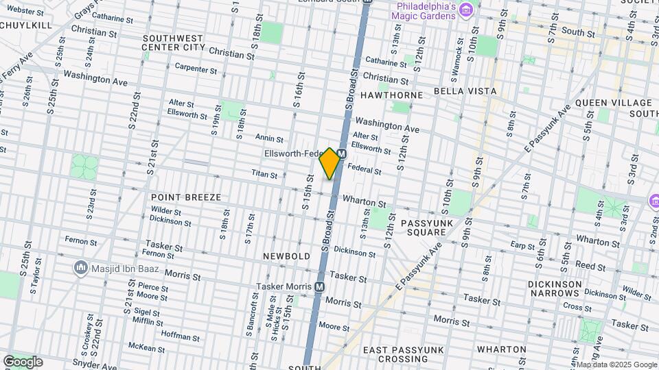 1232 S Broad St Map and Location Details