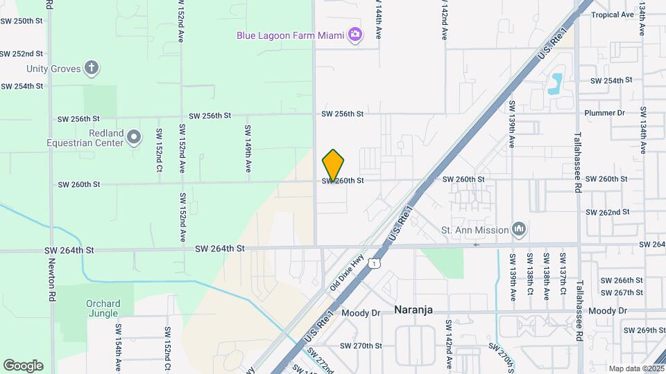 14559 SW 261 St Ter Map and Location Details