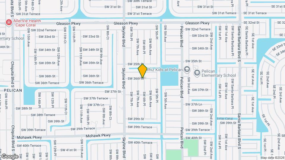 3604 SW 6th Pl Map and Location Details