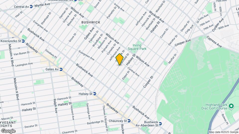 158 Weirfield St Mapa y Detalles de la Ubicación