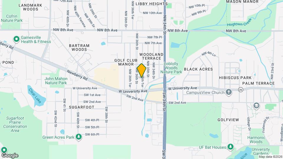 118 NW 35th Ter Map and Location Details