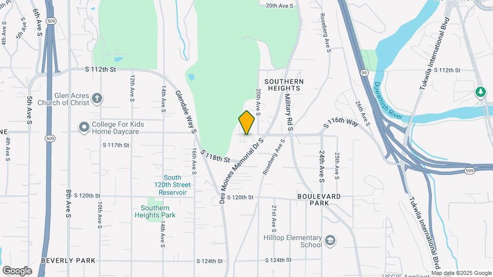 1837 S 116th St Map and Location Details