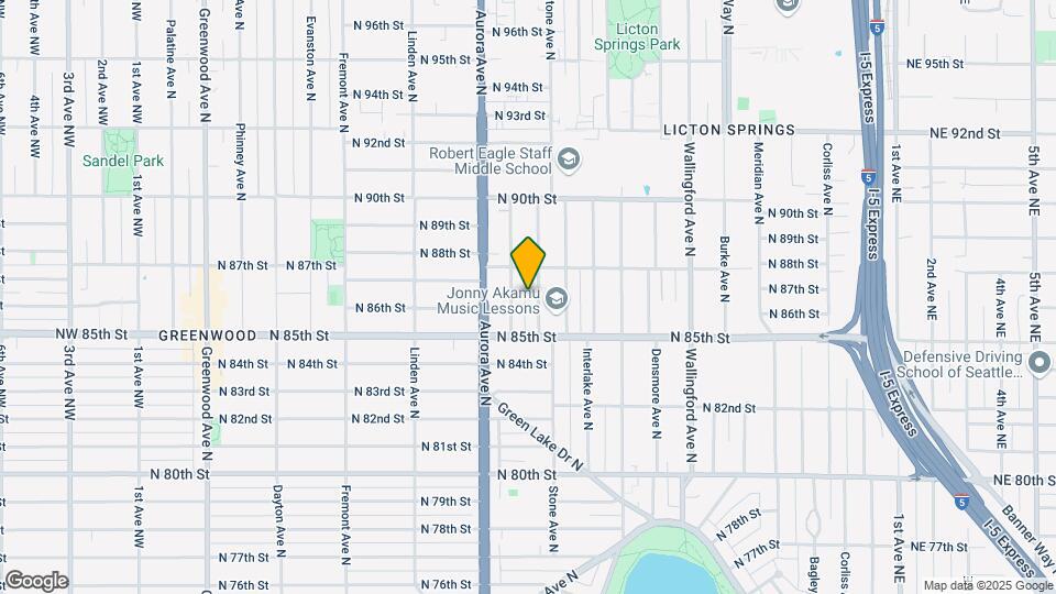 8535 Midvale Ave N Map and Location Details