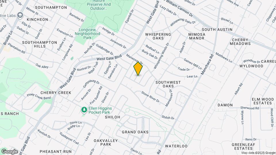 7901 Keswick Dr Map and Location Details