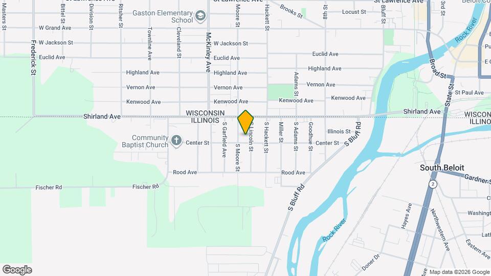 136 S Lincoln Ave Map and Location Details