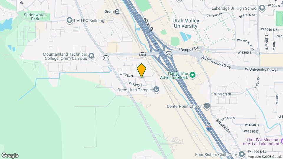 1345 S 1110 W Map and Location Details