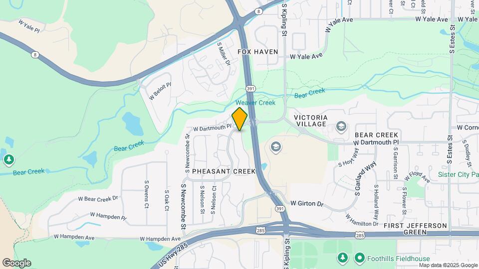 10110 W Dartmouth Ave Map and Location Details