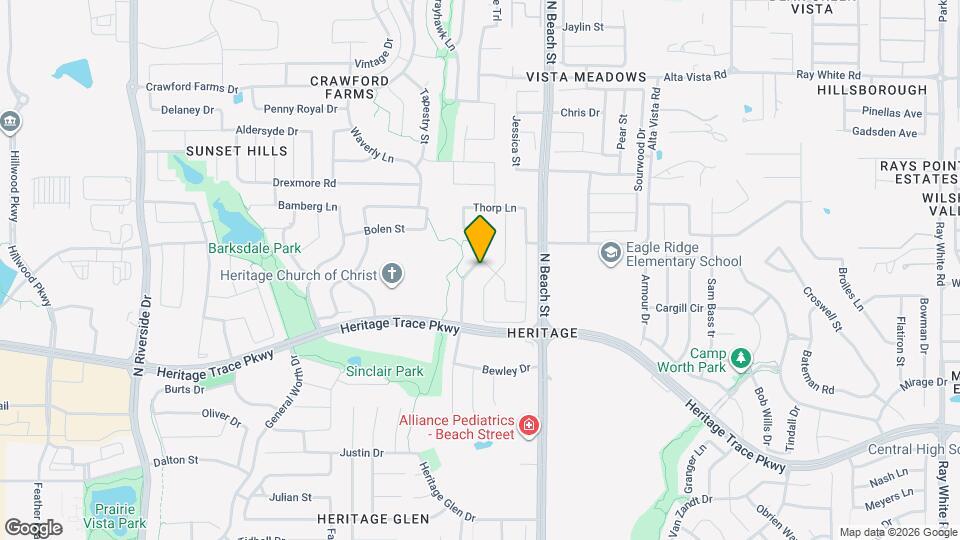 9756 Sinclair St Map and Location Details