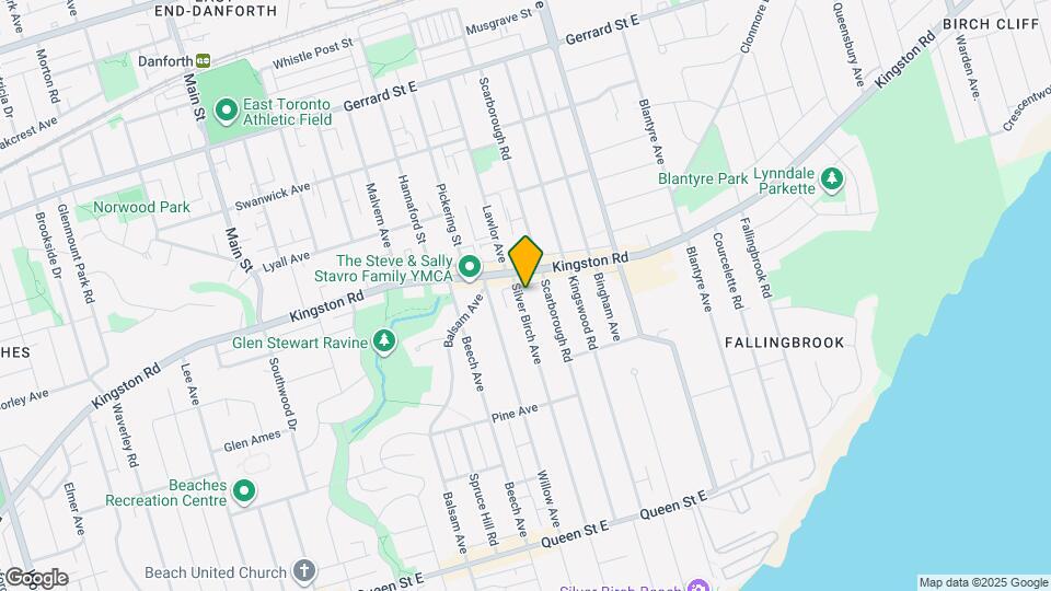 301 Silver Birch Ave Map and Location Details