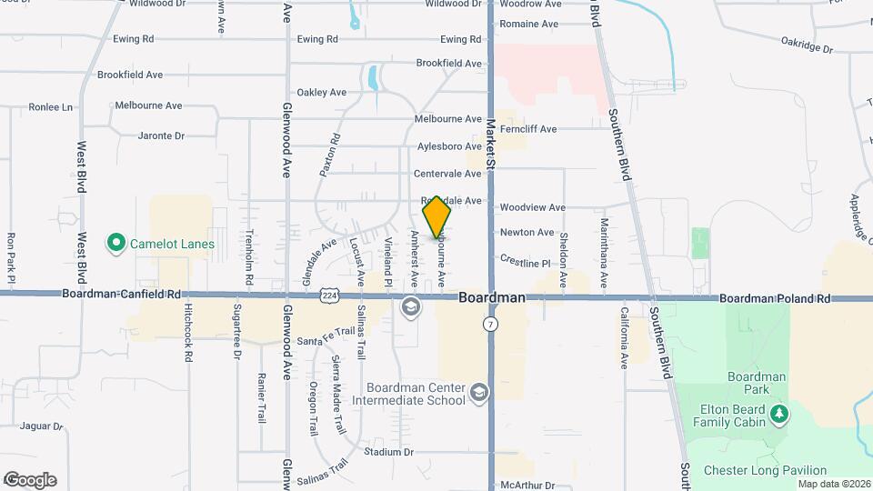 7116 Claybourne Ave Map and Location Details