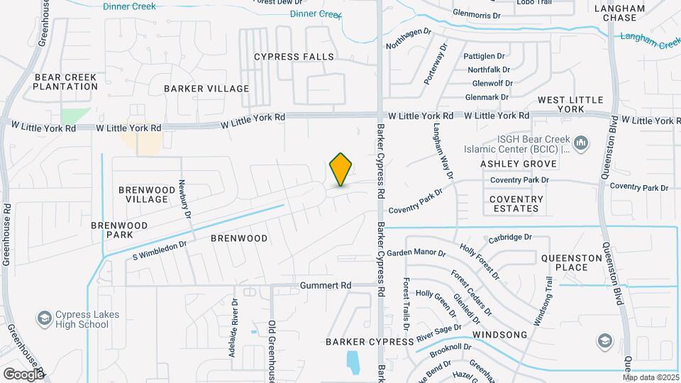 18218 Bethany Manor Ct Map and Location Details