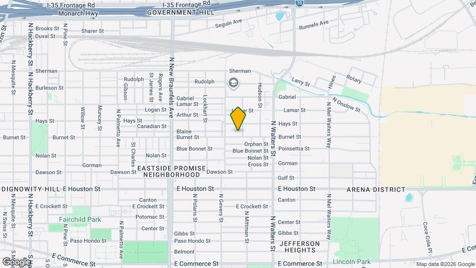 1823 Burnet St Map and Location Details