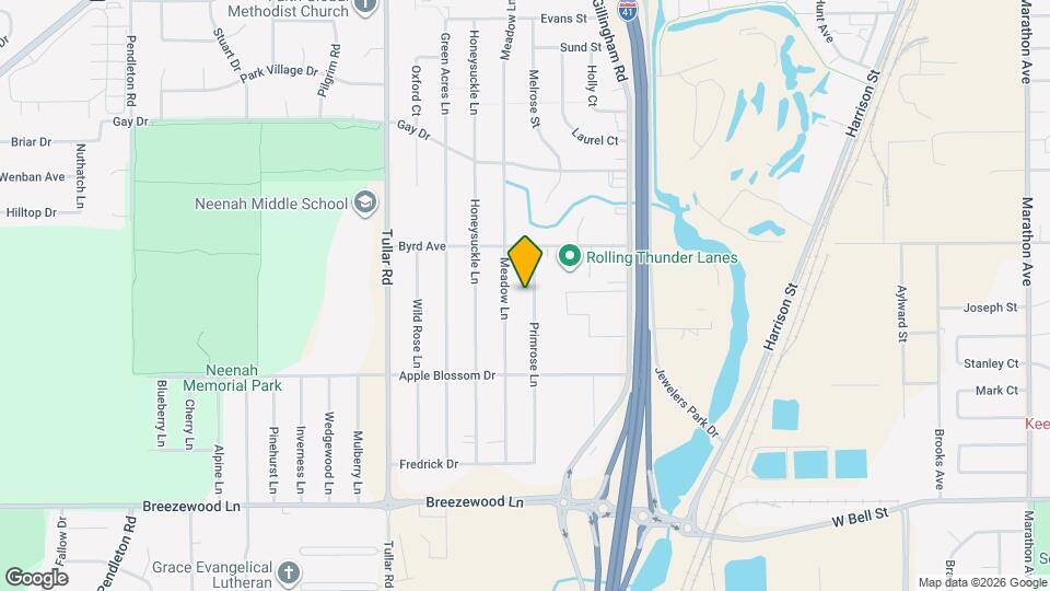 1231 Primrose Ln Map and Location Details