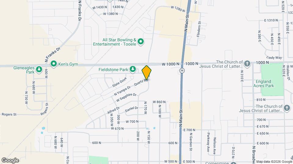 905 N 200 W St Map and Location Details