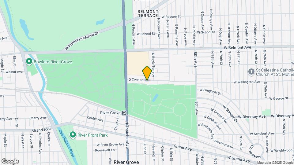 8263 O Connor Dr Mapa y Detalles de la Ubicación