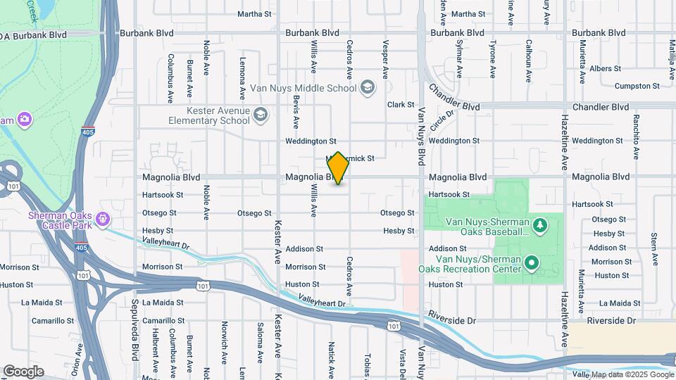 14719 Hartsook St Map and Location Details